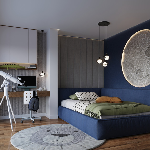 Lampe suspendue Alira 3P noir