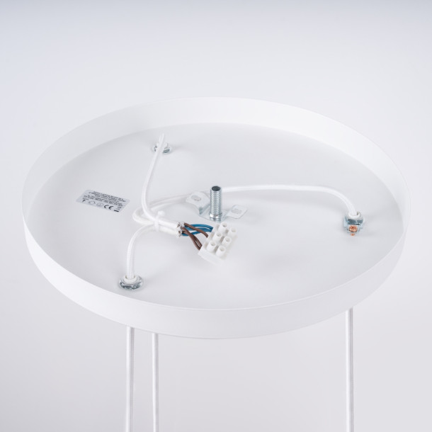 Lampe suspendue Velais 1 blanc