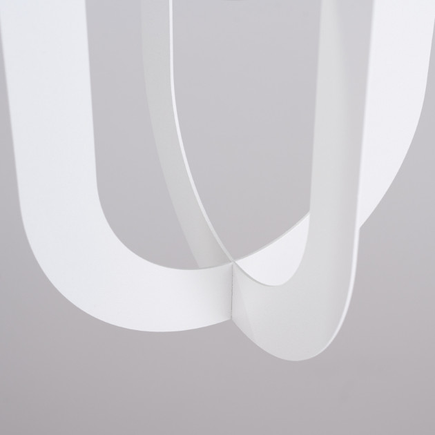 Lampe suspendue Velais 1 blanc