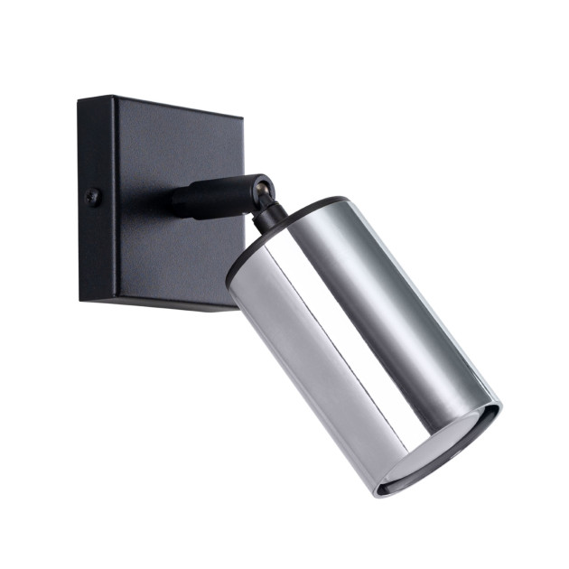 Applique Noraeon noir/chrome