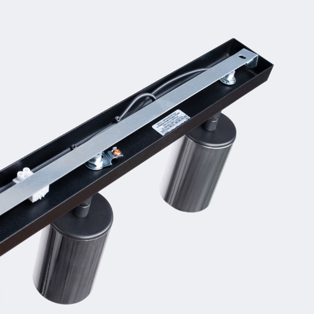 Plafonnier Noraeon 3 noir/chrome