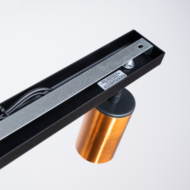Plafonnier Noraeon 2 noir/cooper