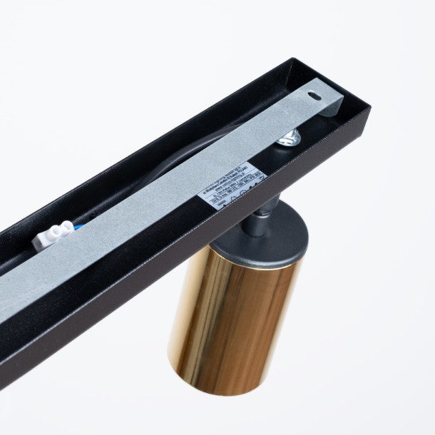 Plafonnier Noraeon 2 noir/doré