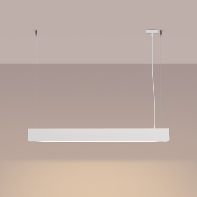 Lampe suspendue Lineaiana blanc