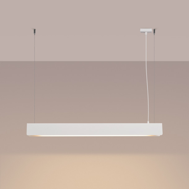 Lampe suspendue Lineaiana blanc