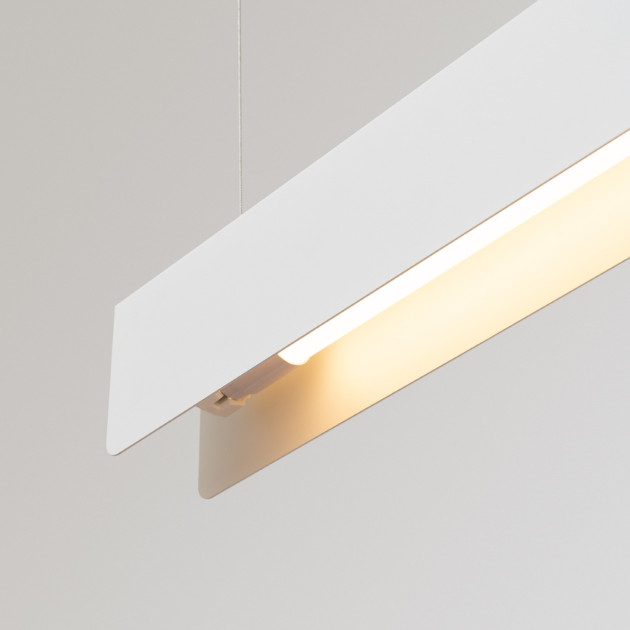 Lampe suspendue Lineaiana blanc