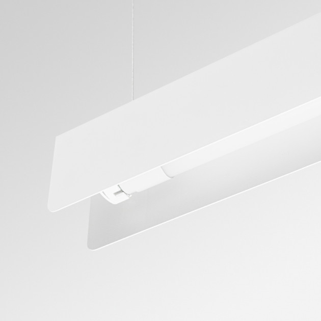 Lampe suspendue Lineaiana blanc
