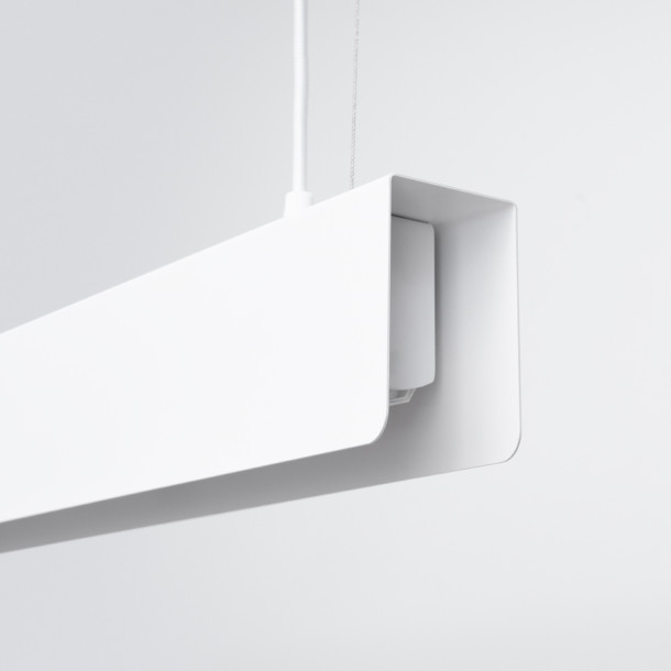 Lampe suspendue Lineaiana blanc