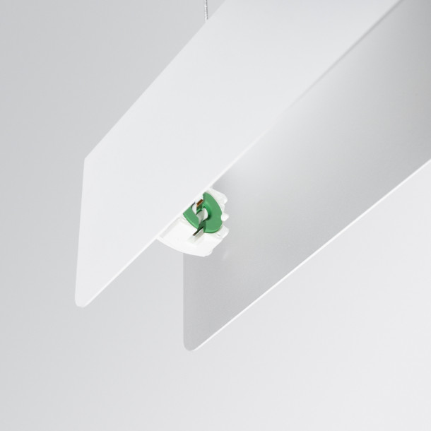 Lampe suspendue Lineaiana blanc