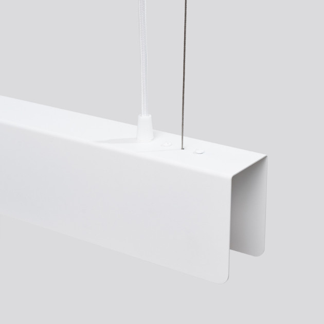 Lampe suspendue Lineaiana blanc