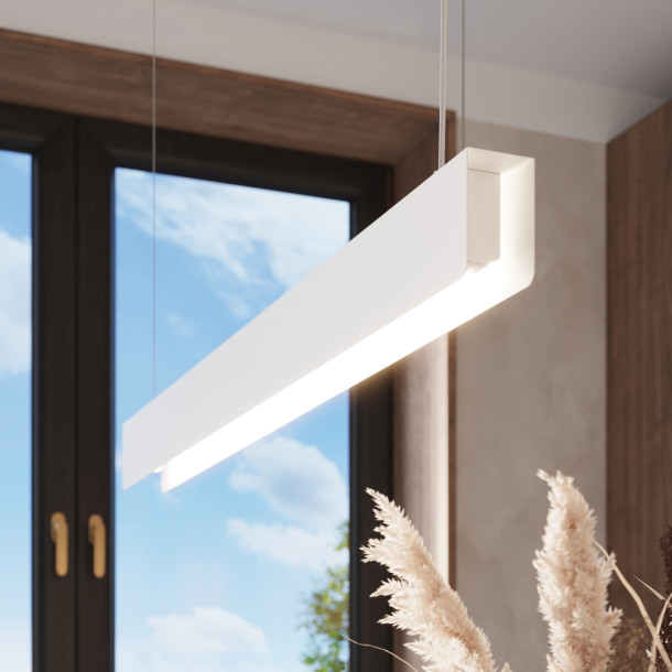 Lampe suspendue Lineaiana blanc