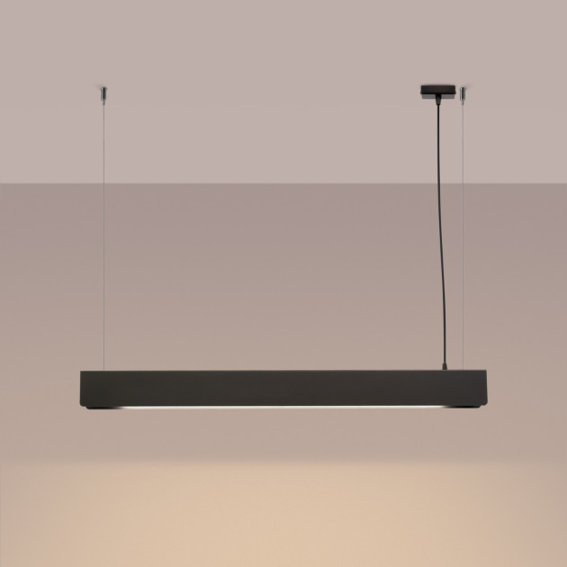 Lampe suspendue Lineaiana noir