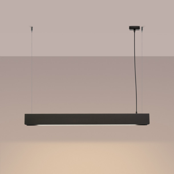 Lampe suspendue Lineaiana noir
