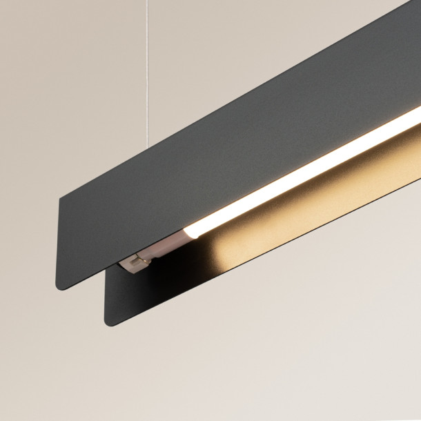 Lampe suspendue Lineaiana noir