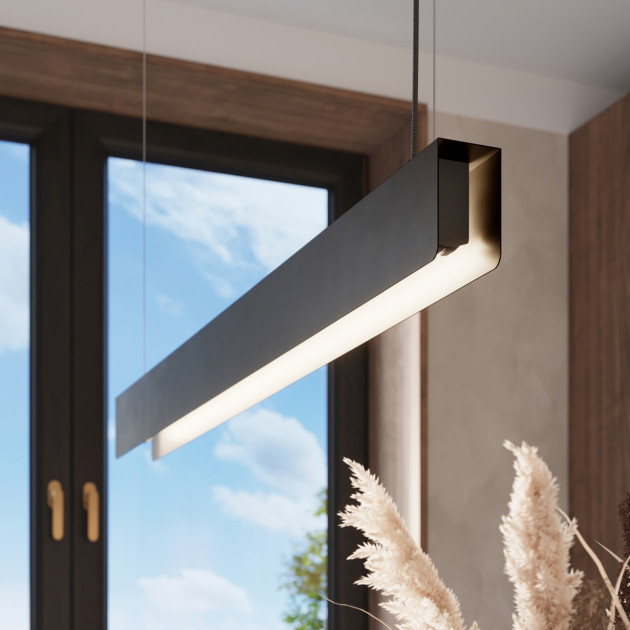 Lampe suspendue Lineaiana noir