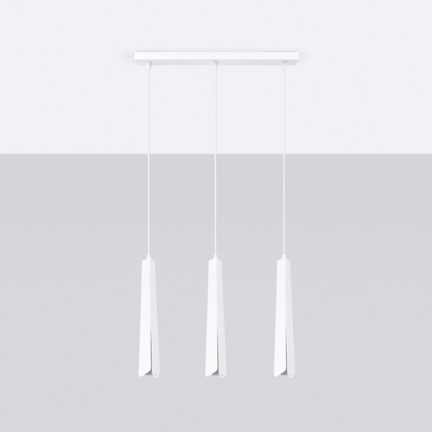 Lampe suspendue Lineaaeen 3L blanc