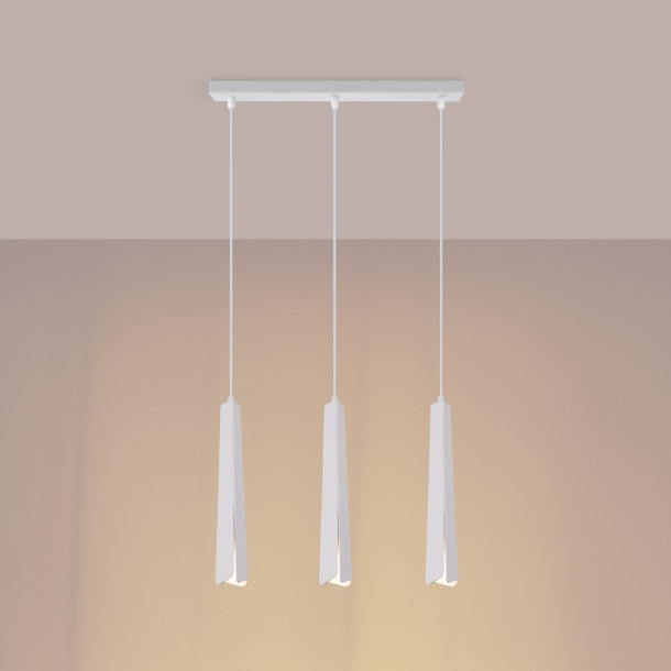 Lampe suspendue Lineaaeen 3L blanc