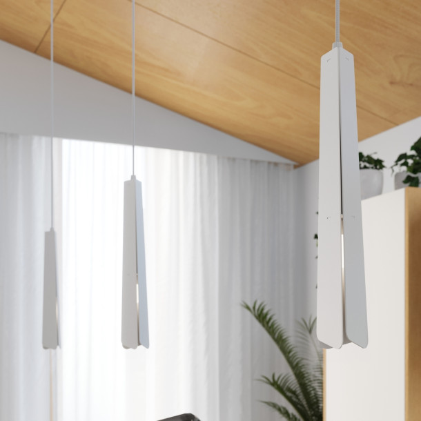 Lampe suspendue Lineaaeen 3L blanc