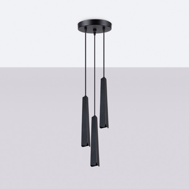 Lampe suspendue Lineaaeen 3P noir