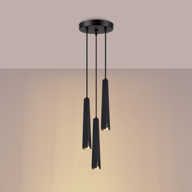 Lampe suspendue Lineaaeen 3P noir