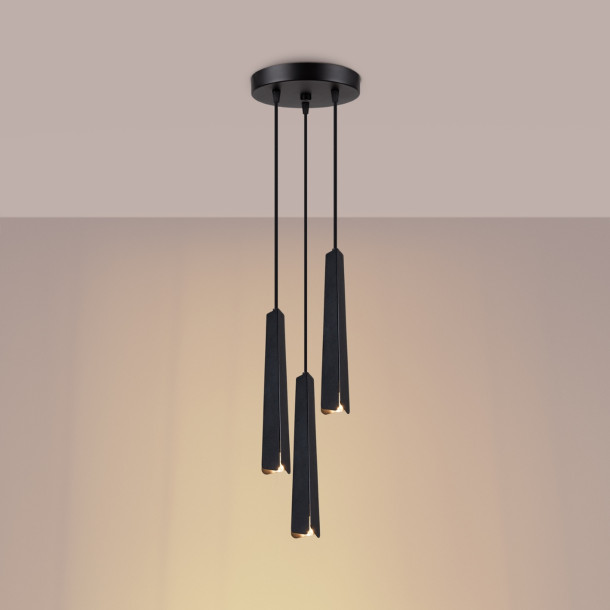 Lampe suspendue Lineaaeen 3P noir