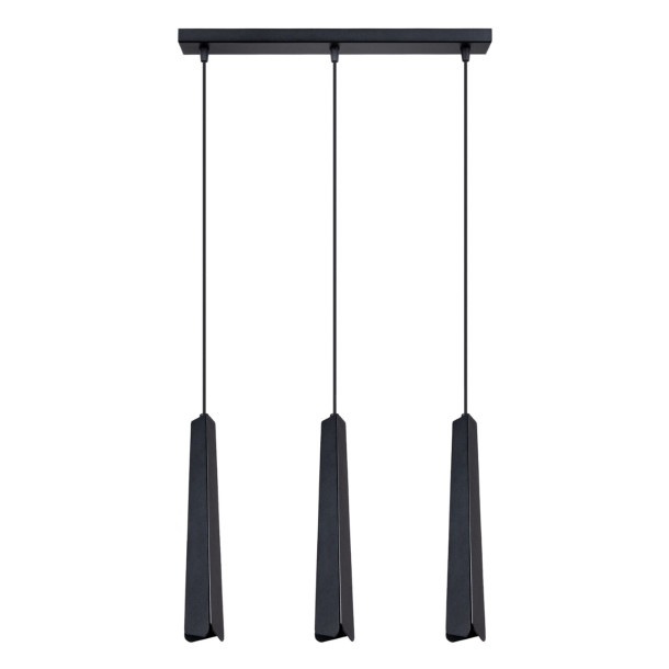 Lampe suspendue Lineaaeen 3L noir
