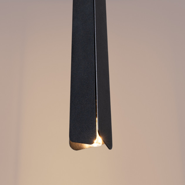 Lampe suspendue Lineaaeen 3L noir