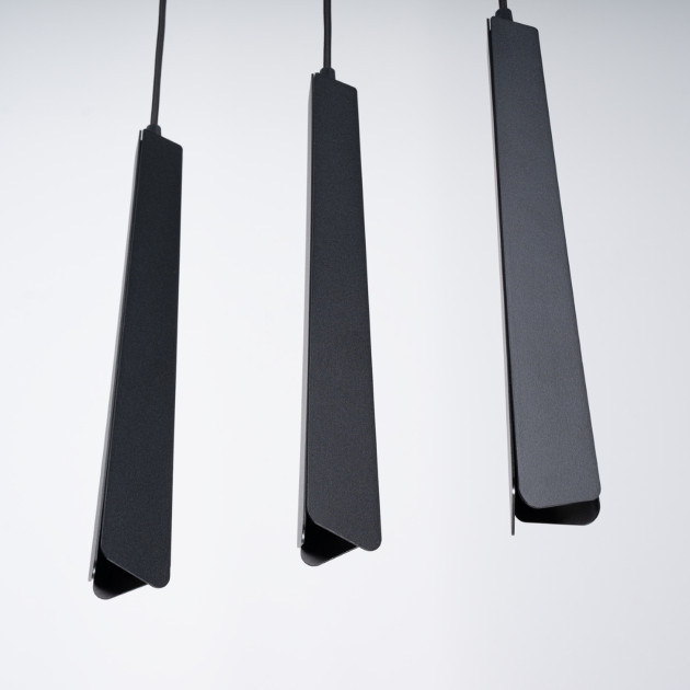 Lampe suspendue Lineaaeen 3L noir