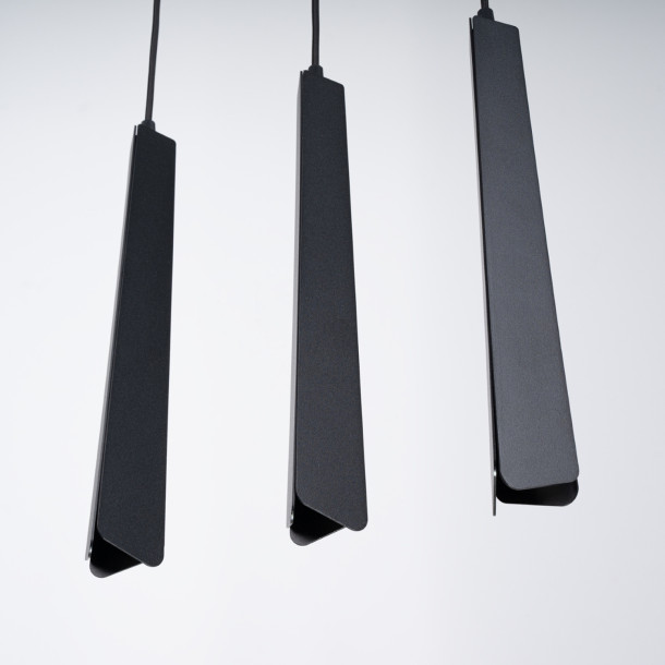 Lampe suspendue Lineaaeen 3L noir