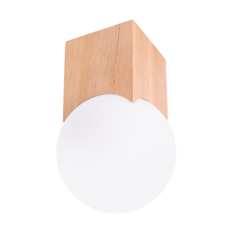 Plafonnier Zenaiaea bois naturel