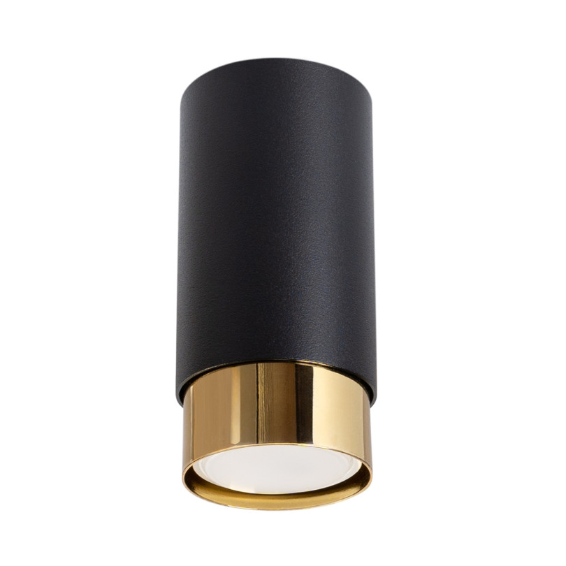 Plafonnier Elyaena 12,5 noir/doré