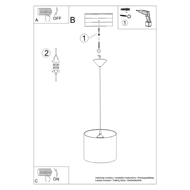 Lampe suspendue KITTY 30