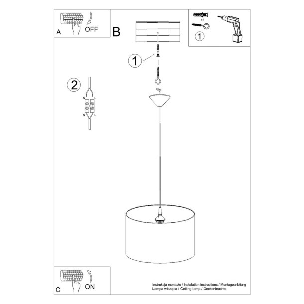Lampe suspendue FOOTBALL B 40
