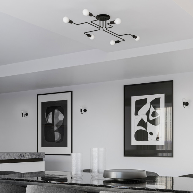 Lustre Lumyis 6 noir