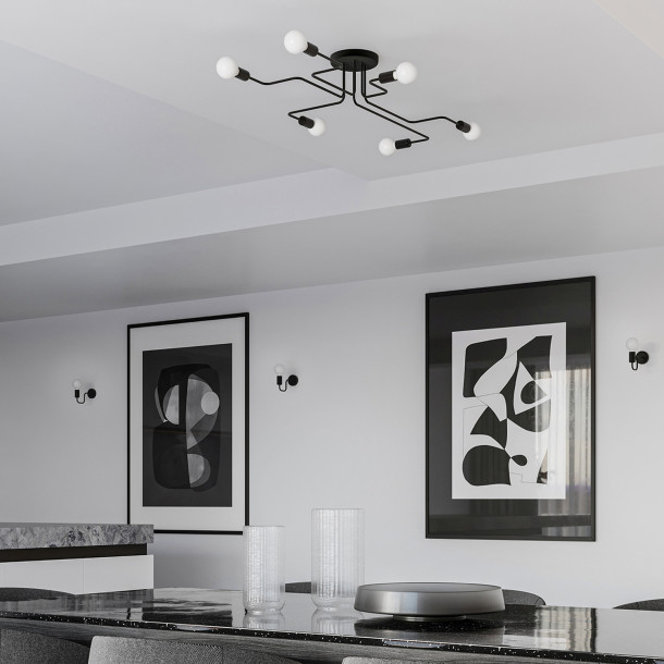 Lustre Lumyis 6 noir