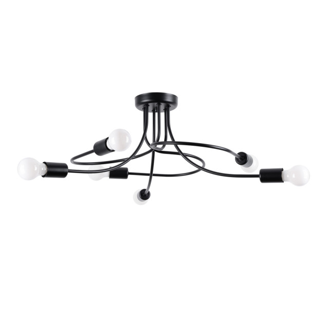 Lustre Velaeor 6 noir