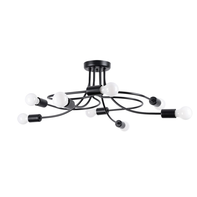 Lustre Velaeor 8 noir