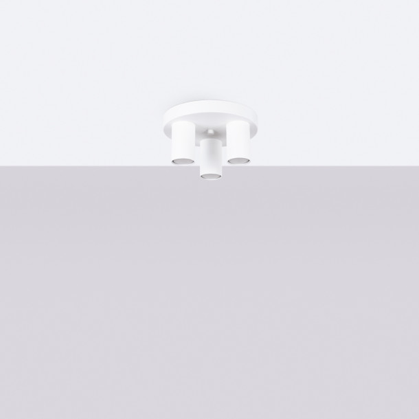 Plafonnier Noraaena 3P blanc