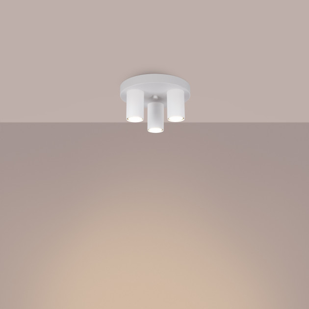 Plafonnier Noraaena 3P blanc