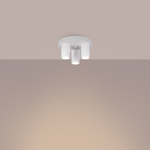 Plafonnier Noraaena 3P blanc