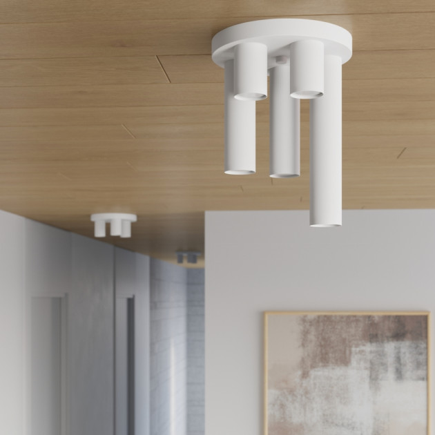 Plafonnier Noraaena 3P blanc
