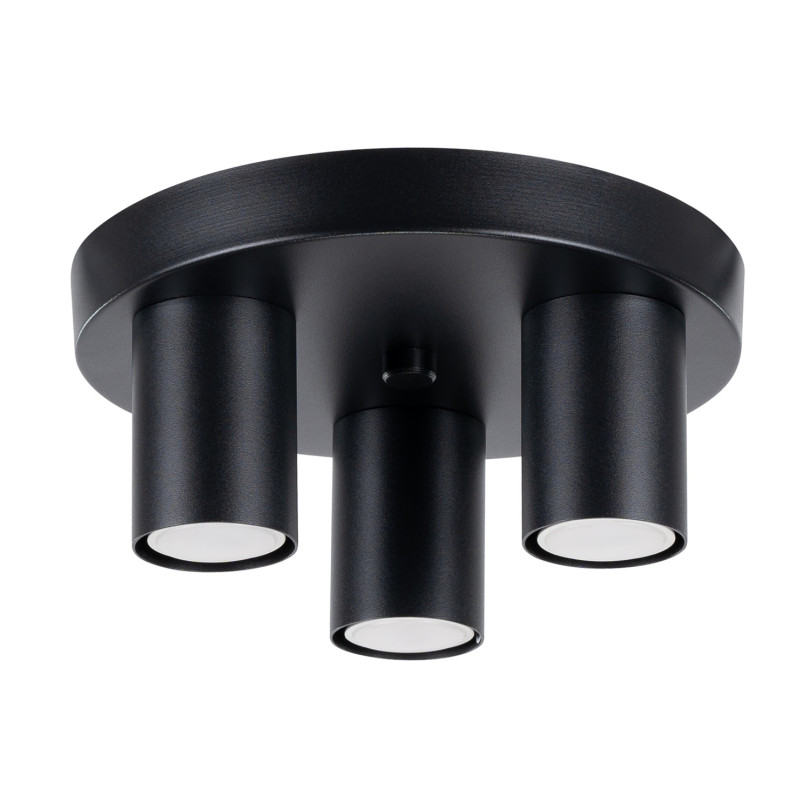 Plafonnier Noraaena 3P noir