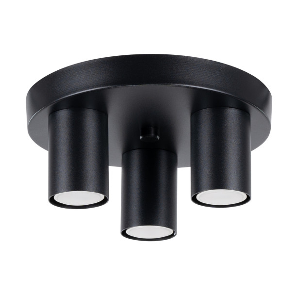 Plafonnier Noraaena 3P noir