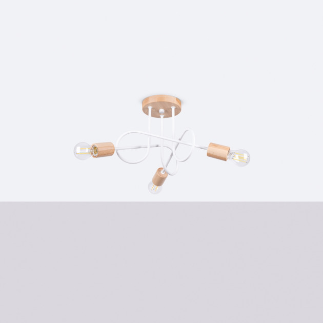 Lustre Veraona 3 blanc