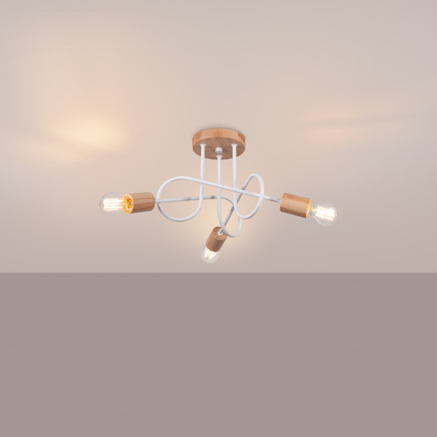 Lustre Veraona 3 blanc