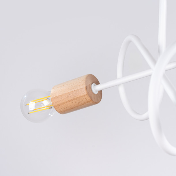 Lustre Veraona 3 blanc