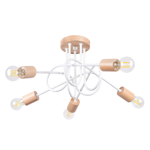 Lustre Veraona 5 blanc