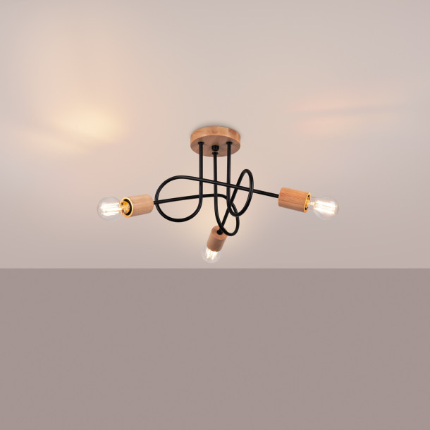 Lustre Veraona 3 schwarz
