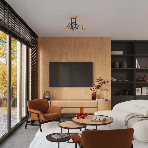 Lustre Veraona 3 schwarz