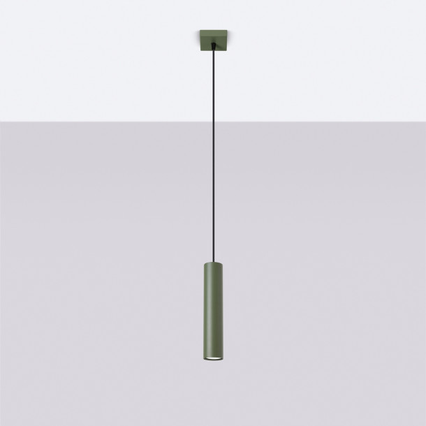 Lampe pendante Noraaena 1 vert olive